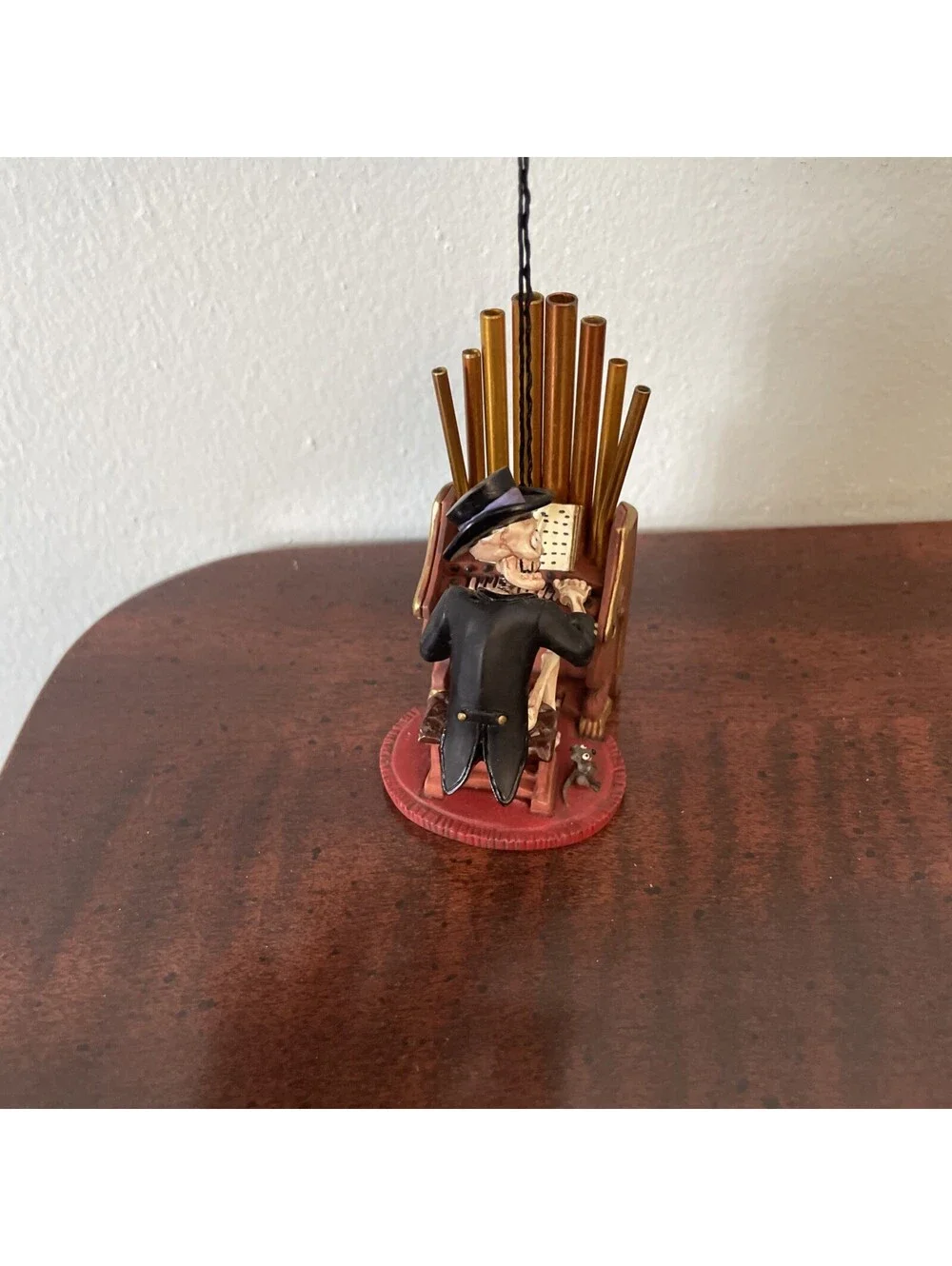 Hallmark Ornament Old Ned The Musician 2004 Halloween Skeleton Playing Piano